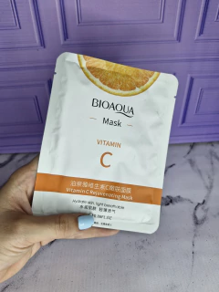 MASCARILLA EN VELO VITAMINA C BIOAQUA ORIGINAL