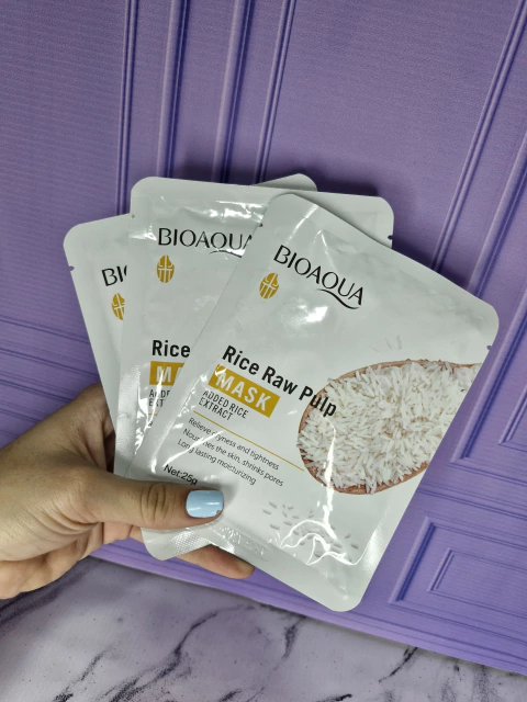 MASCARILLA EN VELO ARROZ BIOAQUA ORIGINAL