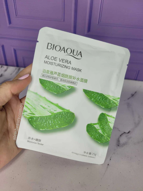 MASCARILLA EN VELO ALOE BIOAQUA ORIGINAL - comprar online