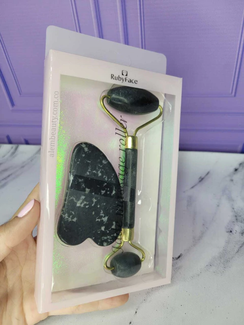KIT RODILLO JADE + GUASHA - comprar online