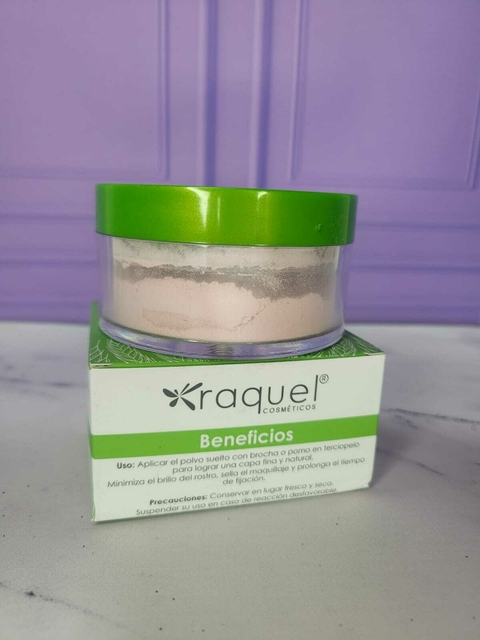 POLVO SUELTO MINERAL RAQUEL TONO ROSADO PEARL ORIGINAL - comprar online