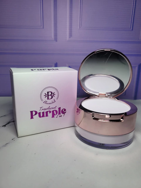 POLVO 2 EN 1 GRANDE REF MORADO BLOOMSHELL ORIGINAL - comprar online