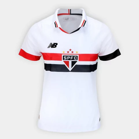 Camisa São Paulo I 24/25 Torcedor Feminina - Branco