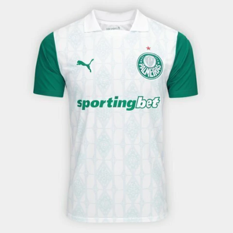Camisa Palmeiras Away 25/26 s/n Torcedor Puma Masculina - Branca - comprar online