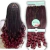 Jumbo Boho Curl Preto com Marsala #T1B/BUG Fibra Premium Braids 400gr - Cherey