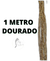 Corrente De Alumínio 1mt Prata & Dourado - loja online