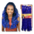 Jumbo French Curl Azul Fibra Premium Braids 400gr - Weng