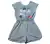 MACAQUINHO GIRLS MOOD - Gato Xadrez Moda Kids