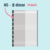 Refil para Caderno de Disco (Caderno Inteligente) - 2 Cores na internet