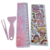 Régua Transparente com Glitter de 15 cm + Kit de Personalização - comprar online