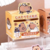 Conjunto de Sticky Notes com adesivos de capivara, contendo 48 unidades em diferentes cores e designs fofos.

