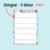 Refil para Caderno de Disco (Caderno Inteligente) - Floral Azul - Repapelar: Cadernos, Canetas, Lapiseiras e materiais de Papelaria