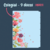 Kit Divisória para Caderno de Disco (Caderno Inteligente) - Floral - loja online