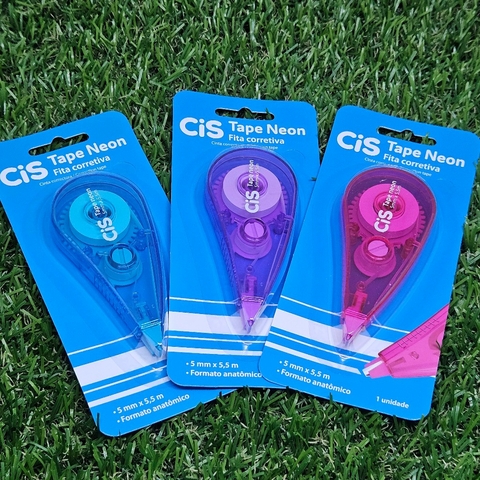 CIS Tape Neon Fita corretiva 5mm - 1 unidade