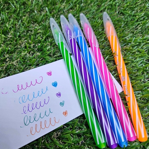 CIS Spirinho Scents Caneta Esferográfica - Estojo com 5 cores