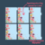 Kit Divisória para Caderno de Disco (Caderno Inteligente) - Floral