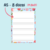 Refil para Caderno de Disco (Caderno Inteligente) - Floral Azul na internet