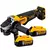 Esmerilhadeira Angular 4.1/2"-5" 20V Com 2 Baterias e Carregador DCG413P2 DEWALT - comprar online