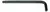 Chave Allen L Abaulada Longa 3mm 012.904 - GEDORE - comprar online