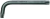 Chave Torx L Curta T7 GEDORE 024.601 - Geralfix