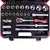 Jogo de Soquetes Sextavados Encaixe 1/2" 10 a 32mm com 24 Peças R69003024 - Gedore Red na internet