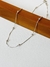 Colar bolinhas com veneziana 40cm
