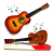 Mini Violão Infantil Acústico Com Cordas De Aço Iniciantes