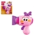 Brinquedo interativo secador de cabelo rosa da Winfun, com luzes e sons, ideal para crianças.