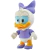 Boneco vinil da Margarida da Disney Junior, articulado, com vestido roxo e laço na cabeça.