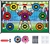 Jogo de Futebol Infantil Tapete para Ambientes Externos ou Internos 150x100 c na internet