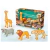 CONJUNTO ANIMAIS EMBORRACHADOS BICHOS SAFARI