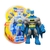 Mordedor para bebês em formato do Batman, com design colorido e embalado em blister.