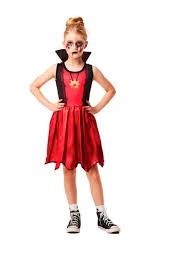 COSPLAY FANTASIA HALLOWEEN VAMPIRINHA INFANTIL TAMANHO M
