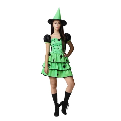 COSPLAY FANTASIA HALLOWEEN BRUXA BELLA ADULTO TAMANHO M