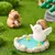 Crocodilo capivara suporte do telefone estatuetas animais ornamento capivara mob - loja online