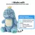 Brinquedo Dinossauro de Pelúcia com Luzes e Sons e movimentos de respiração - Loja Xapeca | Desde 1998 entregando produtos de qualidade | Brinquedos, presentes, casa e decoração