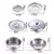 Imagem do Brinquedo Faz de Conta Mini Cozinha Infantil 25 peças aço inox