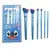 Kit de maquiagem do Stitch Disney com seis pincéis de cabo de madeira em embalagem colorida