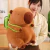 Pelúcia Capivara Fofa com Mochila de Tartaruga na internet