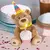 Urso de pelúcia interativo eletrônico com música e movimento Teddy parabéns a você na internet