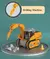 Kit brinquedo de montar educativo veículo trator de engenharia com chave de fenda elétrica - loja online