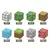 Peças magnéticas coloridas do Conjunto de Blocos de Montar Minecraft World Set, mostrando variedade de formas e tamanhos.