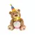 Urso de Pelúcia Interativo MagiDeal segurando bolo de aniversário, balançando e cantando.