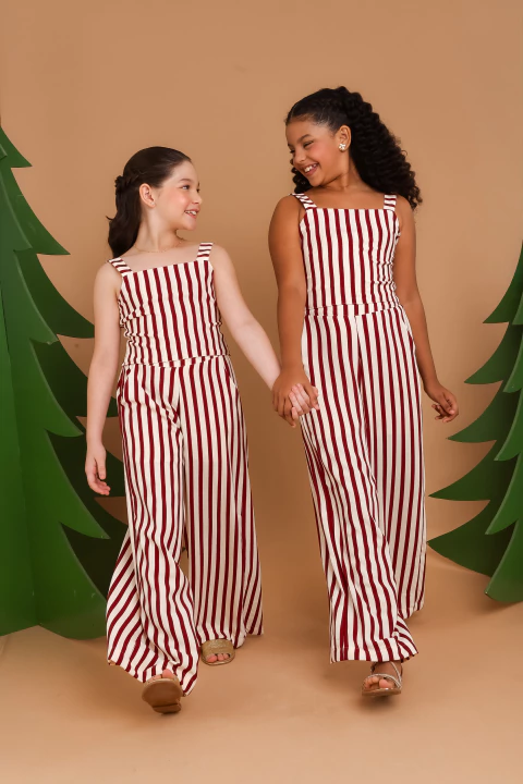 Conjunto Alice - Calça listras - comprar online