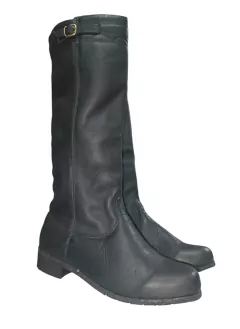 BOTA DE CUERO NEGRA (5212) en internet