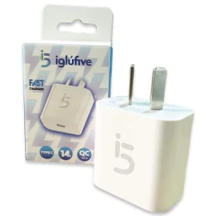 CARGADOR IGLUFIVE 14W PD CHARGER TIPO C - comprar online