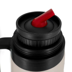 TERMO MEDIA MANIJA ACERO 1 LITRO