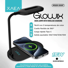 LAMPARA C CARGA INALAMBRICA XAEA GLOWIX HT-24 MODX-000F