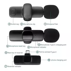 MICROFONO INALAMBRICO X2 K9 T/C + ADAP IPHONE - ADneT