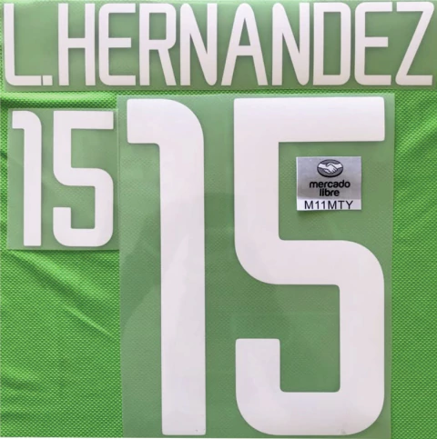 ESTAMPADO SELECCION DE MEXICO 2004 LOCAL #15 L. HERNANDEZ